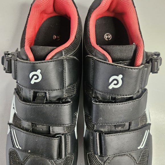 Peloton Cycling Shoe Mens 10 Black Red Womens 11.5 EU 44 - Picture 9 of 9